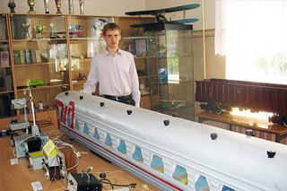 Савченко А. со своей работой